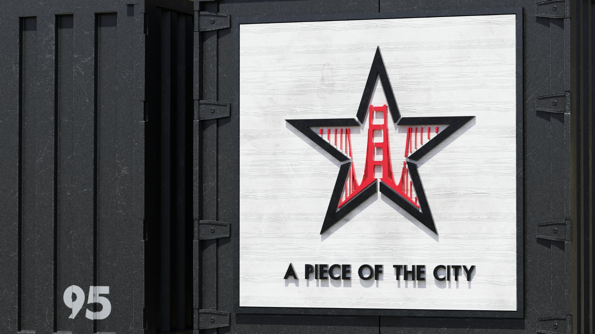 A Piece of the City — identity, apparel, retail work by Josue Bonilla (Pixel Sensei), image 1