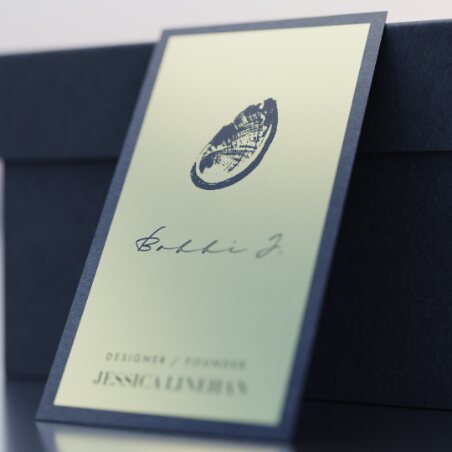Bobbi J — Brand collateral and trade-show applications