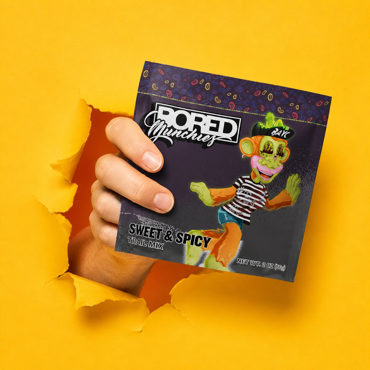 Bored Munchies — packaging, identity, 3d work by Josue Bonilla (Pixel Sensei), image 3