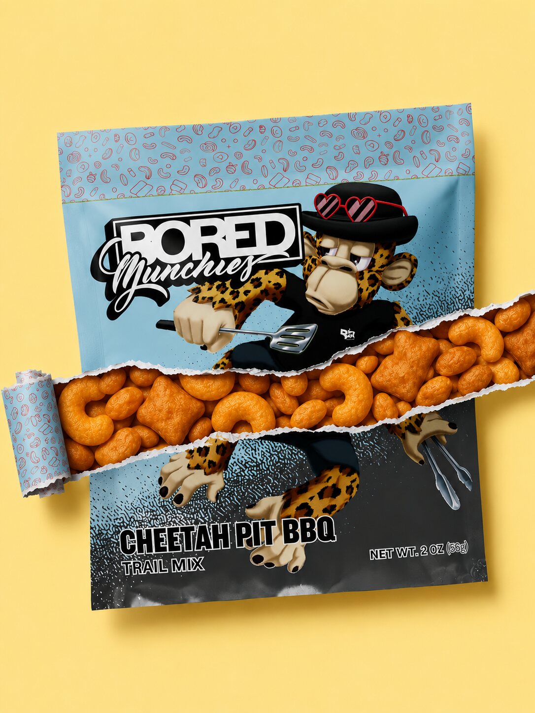 Bored Munchies — packaging, identity, 3d work by Josue Bonilla (Pixel Sensei), image 9