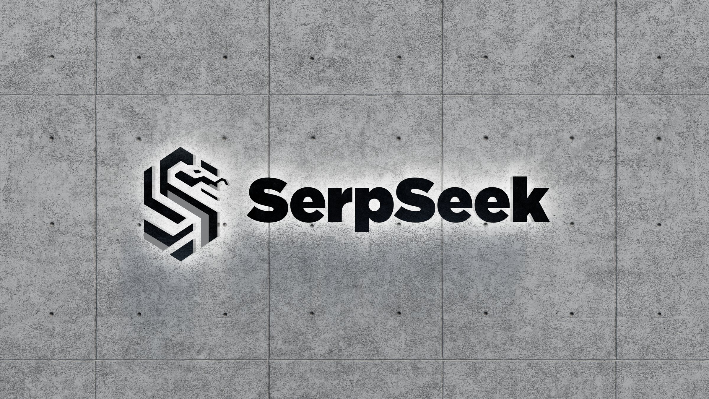 SerpSeek — Primary horizontal logo and symbol