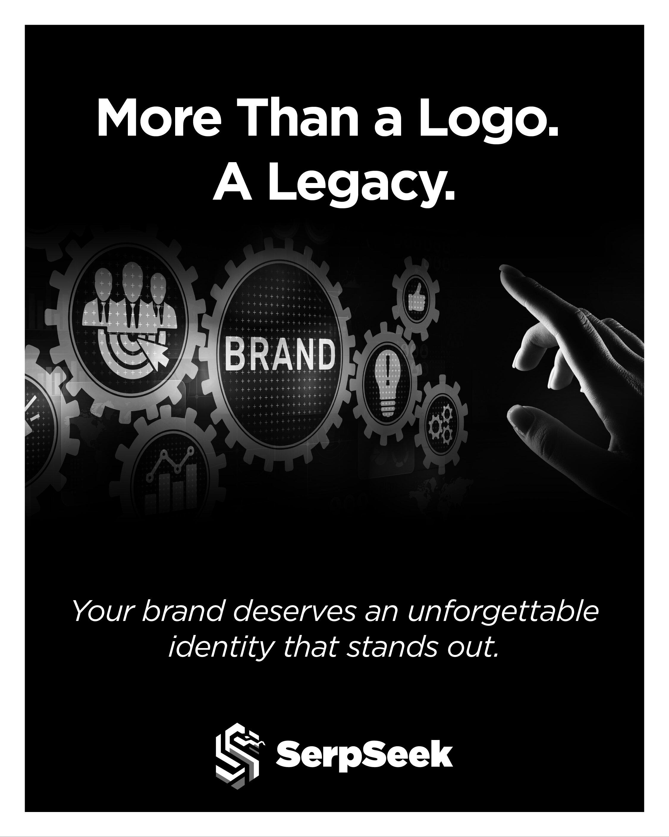 SerpSeek — Brand identity campaign—More Than a Logo