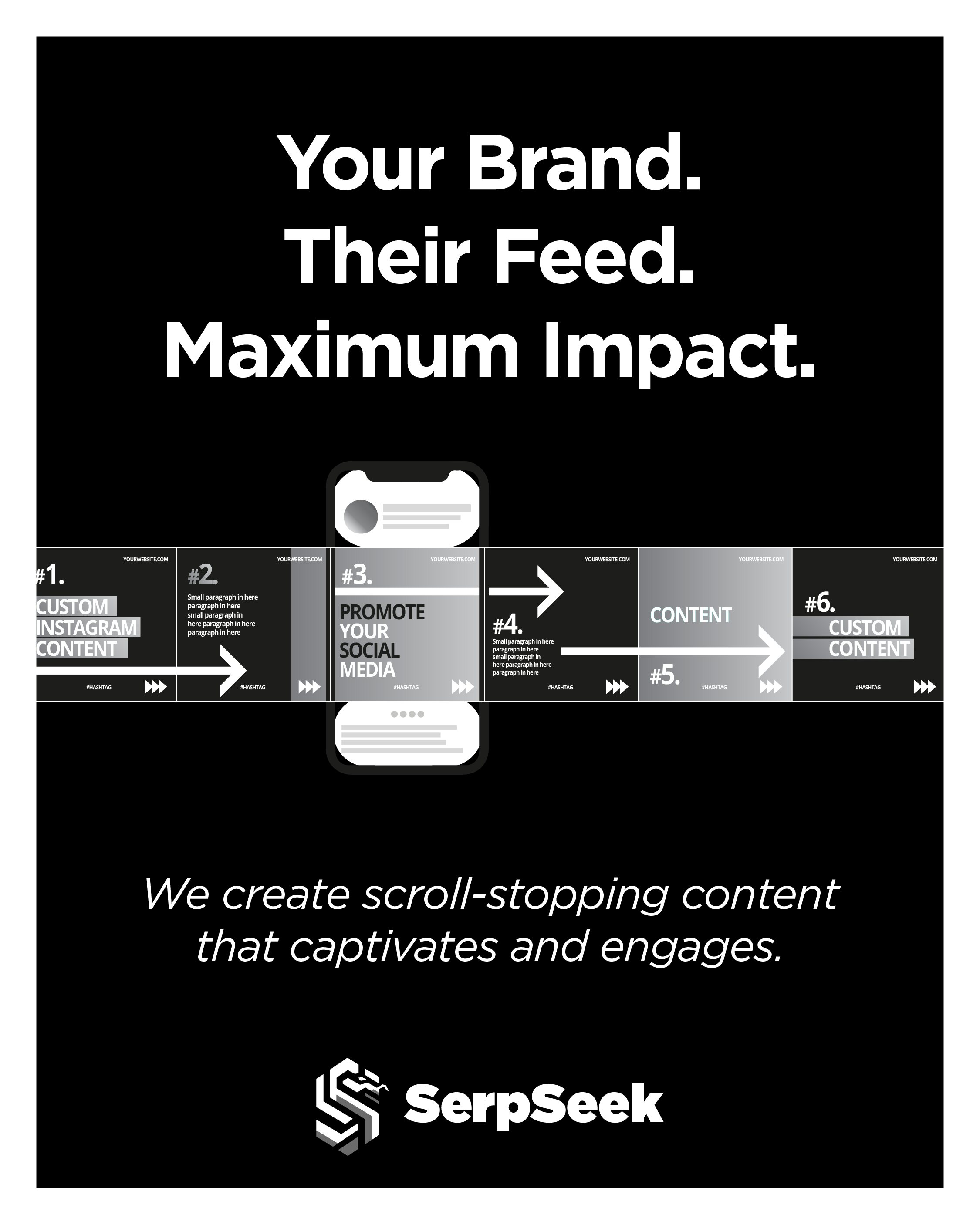 SerpSeek — Social media marketing campaign—Your Brand, Their Feed